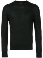 Joseph - Crew Neck Jumper - Men - Merino - M, Black, Merino