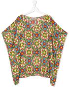 Mc2 Saint Barth Kids Teen Floral Print Tunic - Multicolour