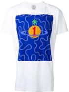 Vivienne Westwood Man Orb Print T-shirt, Men's, Size: Medium, White, Cotton