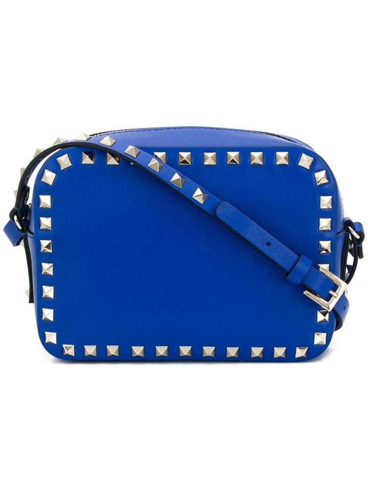 Valentino Valentino Garavani Rockstud Camera Crossbody Bag - Blue