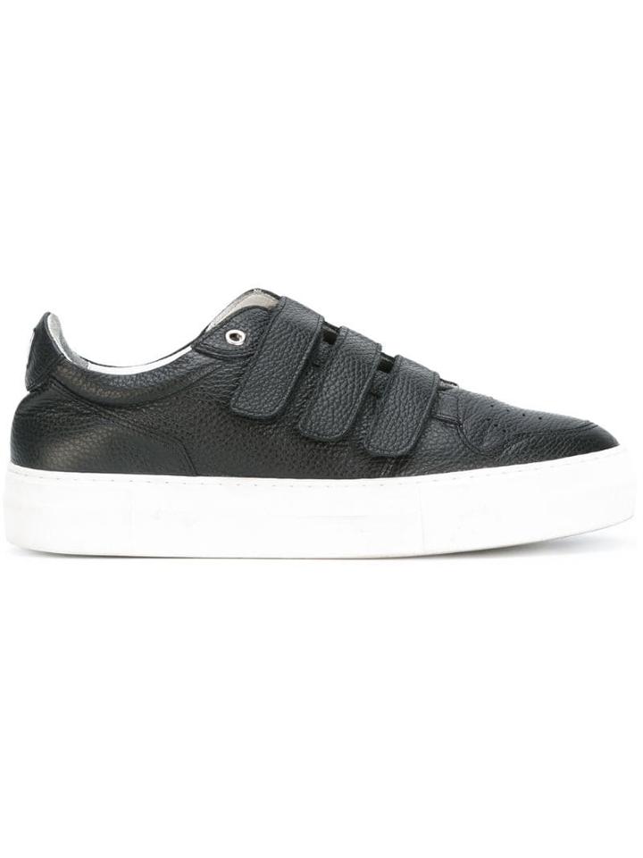 Ami Paris 3 Strap Sneakers - Black