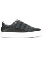 Ami Paris 3 Strap Sneakers - Black