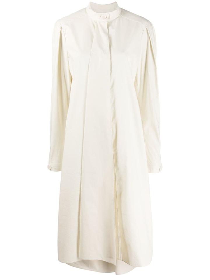 Lemaire Oversized Shirt Dress - Neutrals