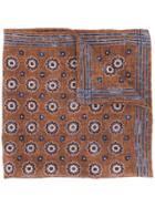 Brunello Cucinelli Geometric Pattern Scarf - Brown