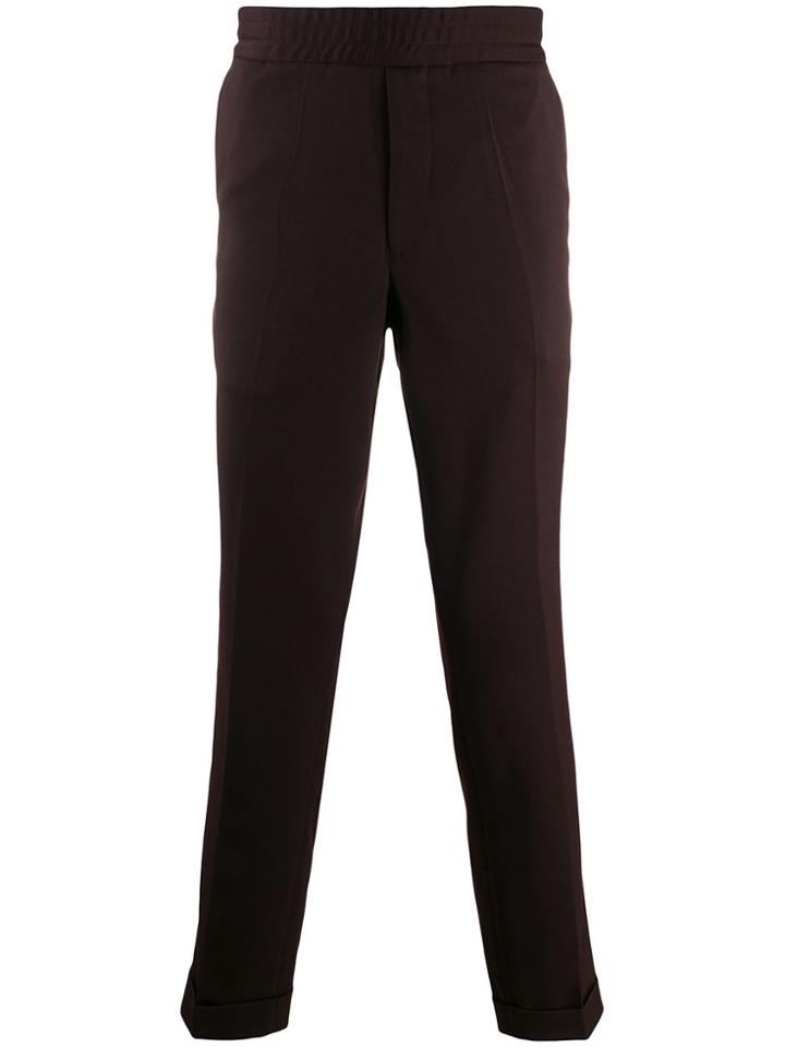 Filippa-k Terry Cropped Slim-fit Trousers - Brown