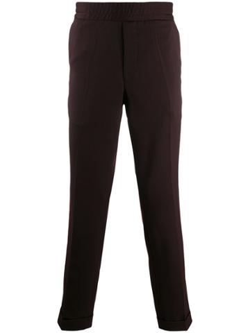 Filippa-k Terry Cropped Slim-fit Trousers - Brown