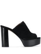 Paris Texas Platform Sandals - Black