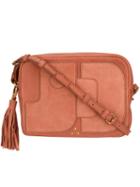 Jérôme Dreyfuss Dominique Shoulder Bag, Women's, Pink/purple, Cotton/buffalo Leather/goat Skin