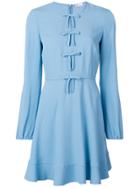 Red Valentino Multiple Front Ties Dress - Blue