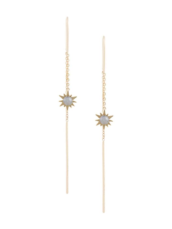 Karen Walker Temptation Thread Earrings - Gold