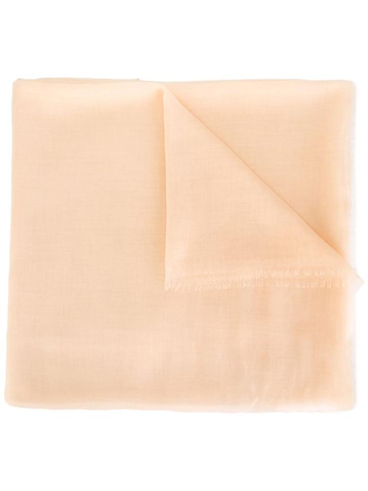 Plain Scarf, Women's, Nude/neutrals, Cashmere, Salvatore Ferragamo