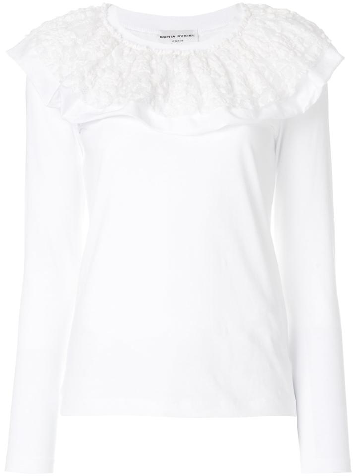 Sonia Rykiel Long Sleeved T-shirt - White