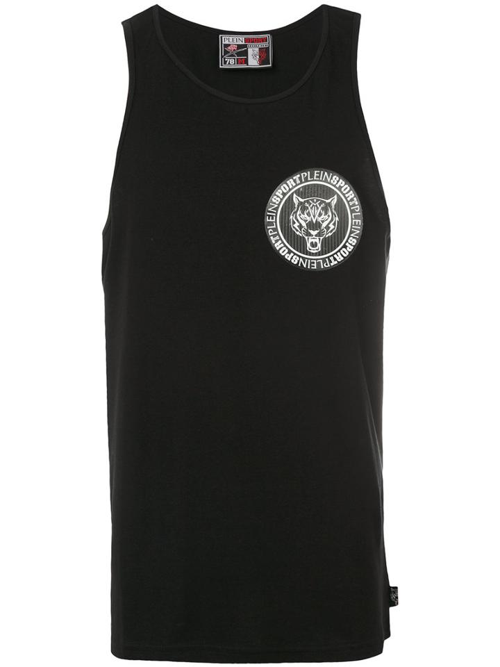 Plein Sport - Printed Tank Top - Men - Cotton - Xl, Black, Cotton