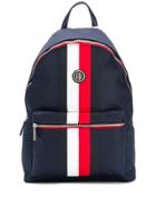 Tommy Hilfiger Stripe Detail Backpack - Blue