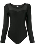 Puma Long Sleeved Swim Suit - Black