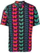 Pleasures Woven Butterfly Pattern Shirt - Black