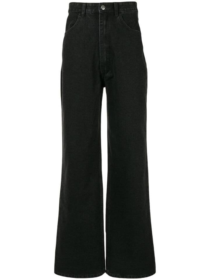 Ground Zero Flared Jeans - Black