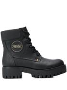 Versace Jeans Couture Chunky Biker Boots - Black