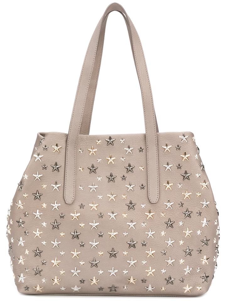 Jimmy Choo Sofia Star Studded Tote - Green