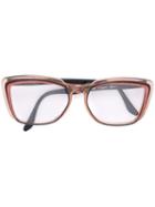 Yves Saint Laurent Vintage Rectangular Frame Glasses, Nude/neutrals