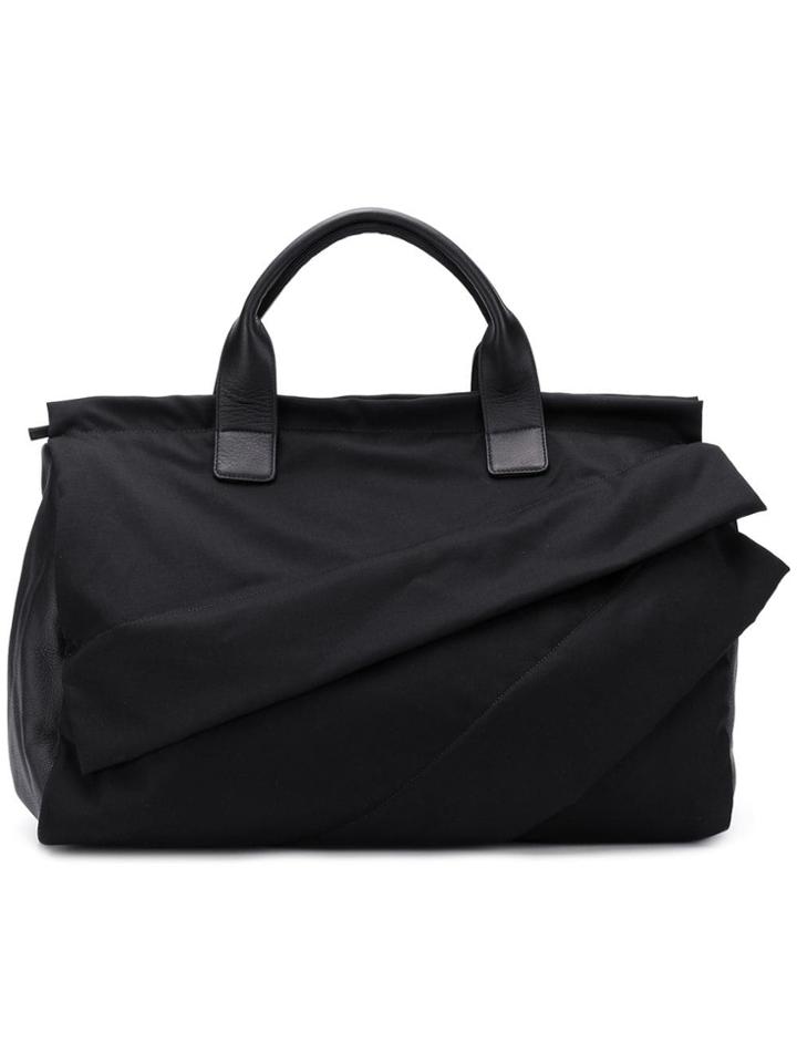 Yohji Yamamoto Zipped Holdall - Black
