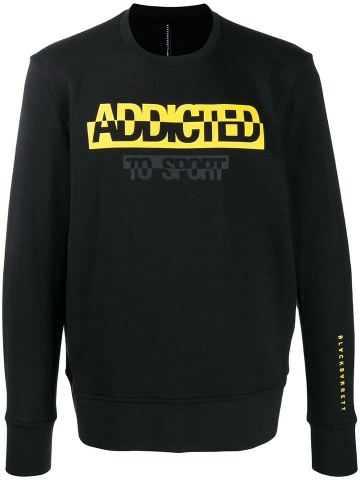 Blackbarrett Slogan Print Sweatshirt