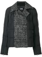 Karl Lagerfeld Padded Boucle Jacket - Black