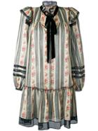 Marc Jacobs - Brocade Floral Gauze Dress - Women - Silk/cotton - 6, Silk/cotton