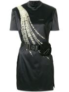 Hyein Seo Willow Print Mini Dress - Black