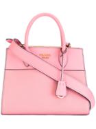Prada Paradigme Bag, Women's, Pink/purple, Calf Leather