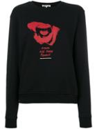 Mcq Alexander Mcqueen - Printed Sweatshirt - Women - Cotton - M, Black, Cotton