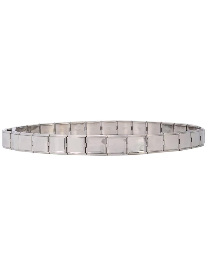 Sankuanz Thin Metal Belt - Silver