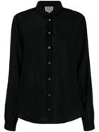 Forte Forte Crease Effect Shirt - Black