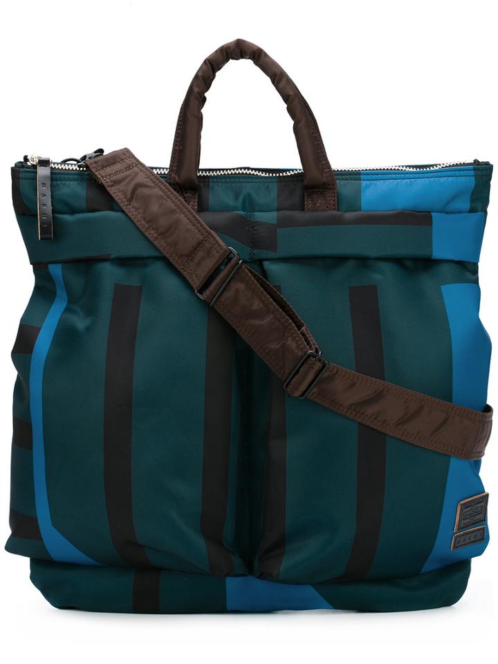 Marni - Marni X Porter Tote - Men - Polyester - One Size, Blue, Polyester
