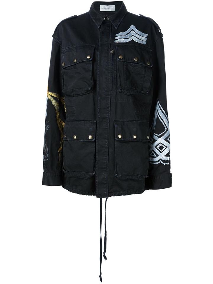 Faith Connexion Faith Connexion Limited Edition Artist Jacket, Women's, Size: Medium, Black, Cotton
