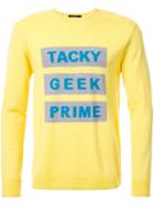 Guild Prime 'tacky Geek Prime' Jumper, Men's, Size: 1, Yellow/orange, Wool