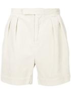 H Beauty & Youth Cord Textured Shorts - Nude & Neutrals