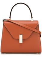 Valextra Mini 'iside' Tote, Women's, Yellow/orange, Calf Leather