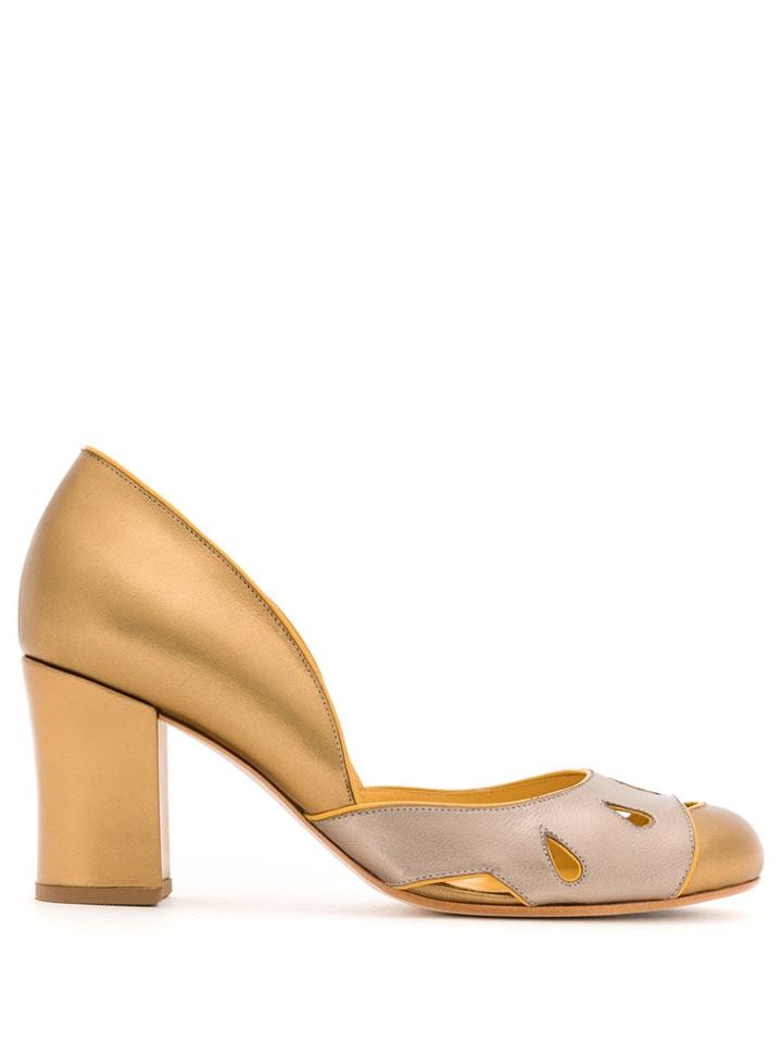 Sarah Chofakian Scarpin Malee - Gold