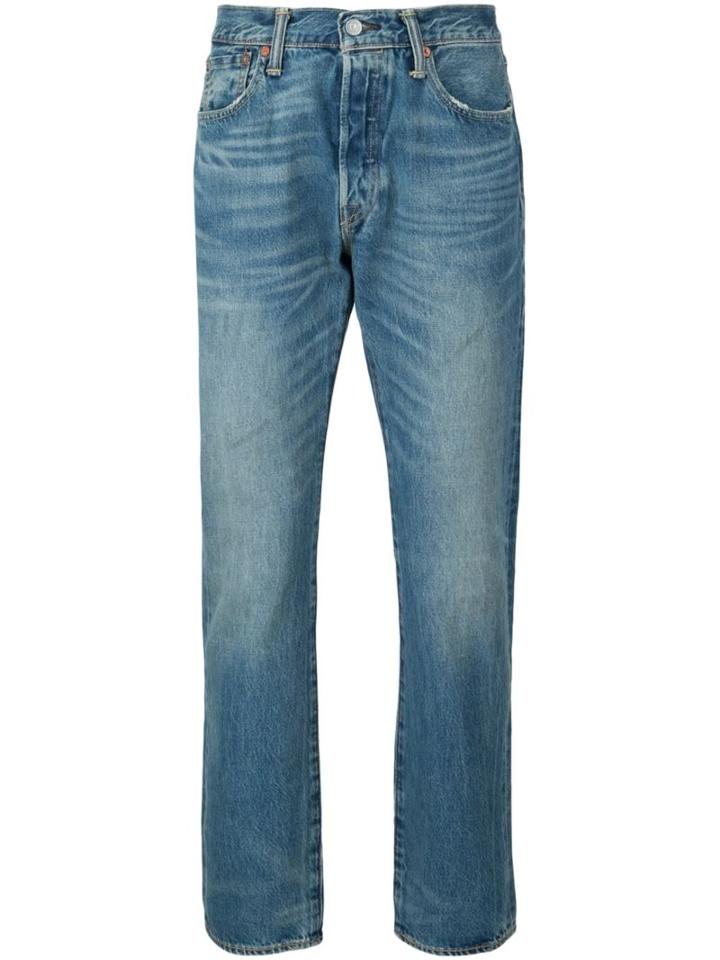 Levi's Stonewashed Regular Jeans, Men's, Size: 33/32, Blue, Cotton