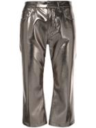 We11done Capri Trousers - Silver