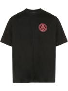 Komakino Logo Print T-shirt - Black