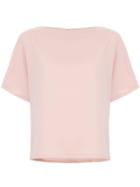 Des Prés Boat Neck T-shirt - Pink