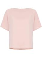 Des Prés Boat Neck T-shirt - Pink