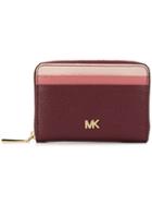 Michael Michael Kors Small Tri-colour Wallet - Red