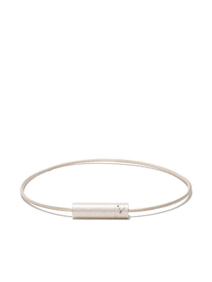Le Gramme 5g Cable Bracelet - Silver