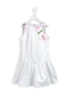 Monnalisa Floral Print Dress, Girl's, Size: 10 Yrs, White