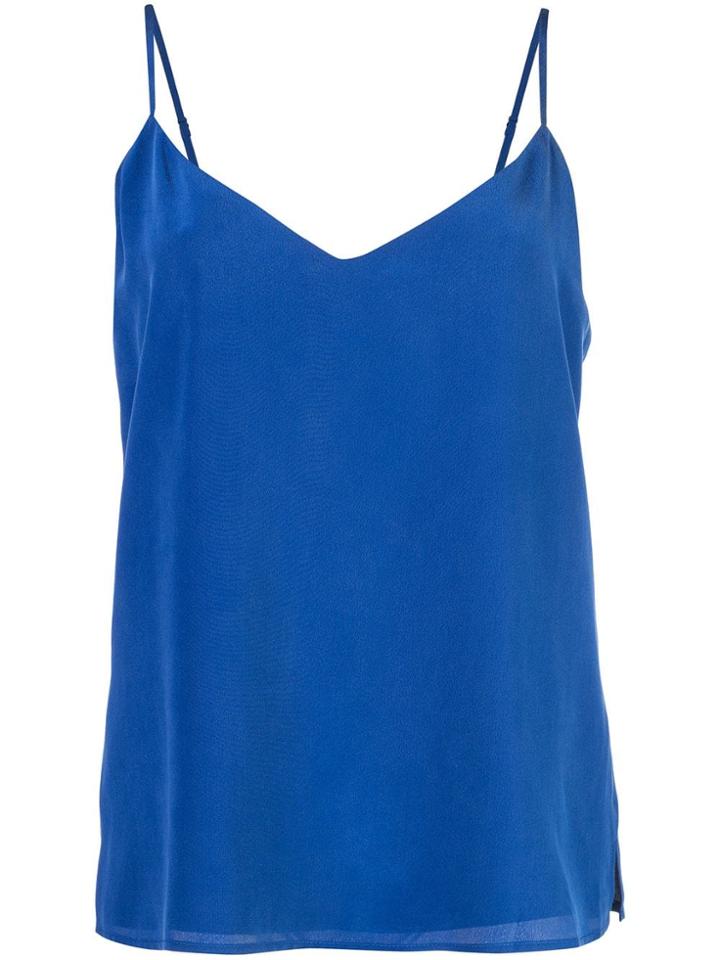 L'agence V-neck Cami Top - Blue