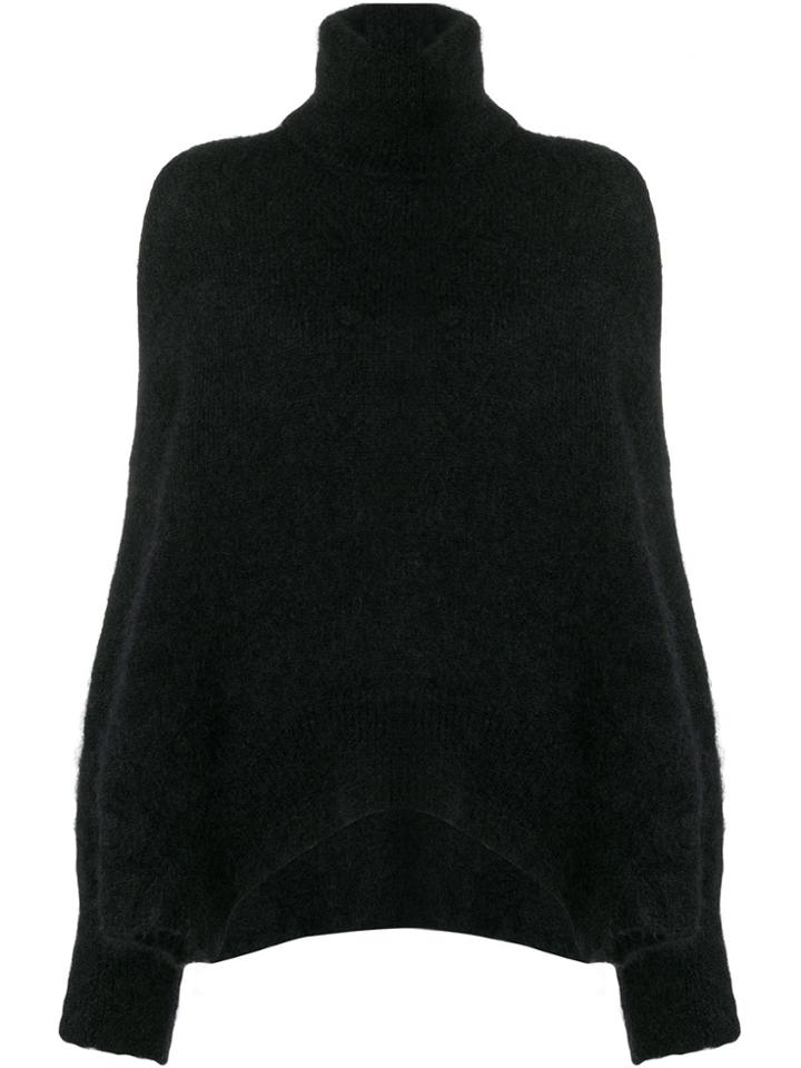 Valentino Chunky Knit Jumper - Black