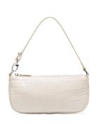 By Far Rachel Mock-croc Shoulder Bag - Neutrals